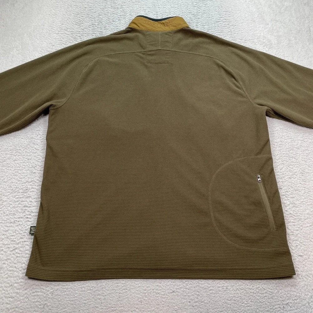 Howler Bros Talisman Grid Fleece Jacket Mens Size XL Olive Full Zip Outdoor - Picture 11 of 11